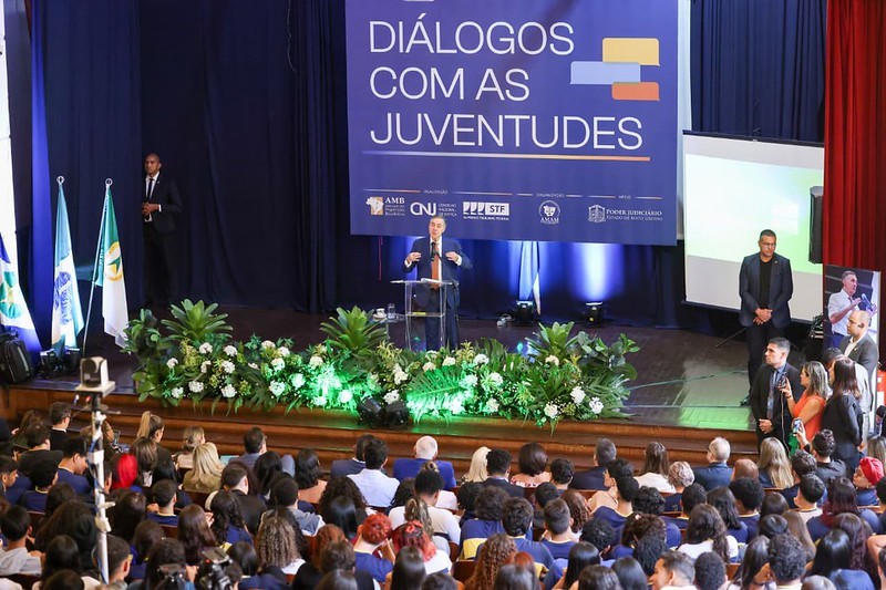 Em MT, presidente do STF e do CNJ apresenta projeto de diálogo com a juventude e conversa com juízes e agro